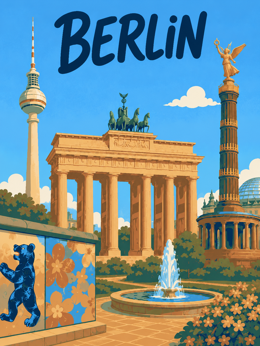 Europäische Städte 4er SET - Mini Malen nach Zahlen