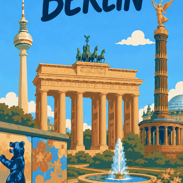 Europäische Städte 4er SET - Mini Malen nach Zahlen