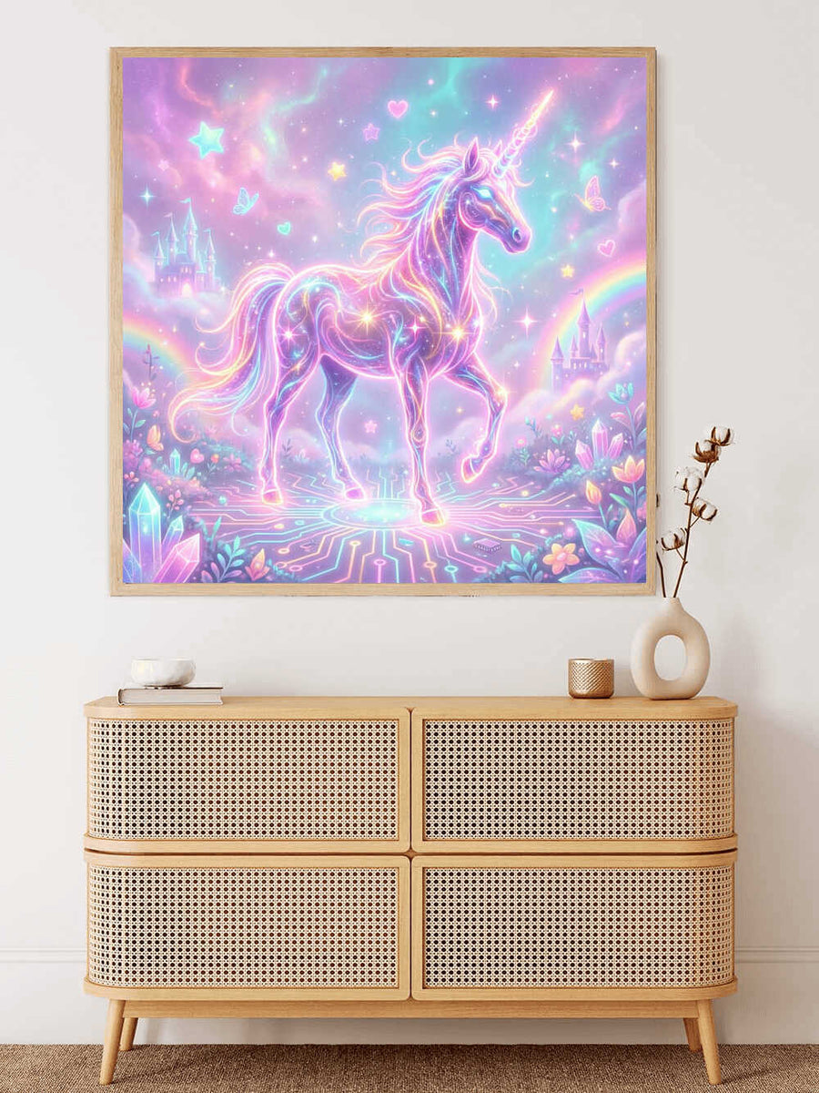 Malen nach Zahlen - Magisches Erwachen des Einhorns