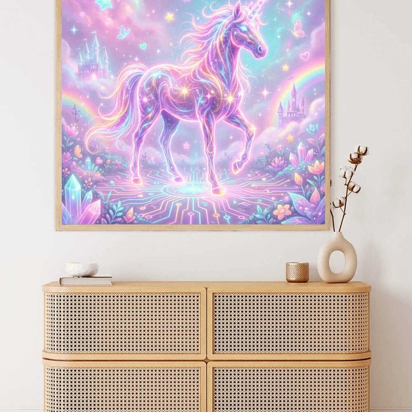 Malen nach Zahlen - Magisches Erwachen des Einhorns