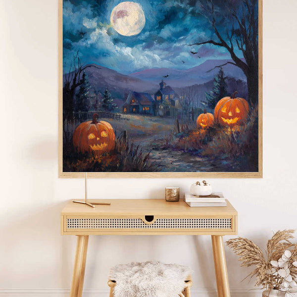 Malen nach Zahlen - Flüstern des Halloweenmondes