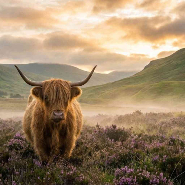 Malen nach Zahlen - Majestät des Morgens im Nebel
