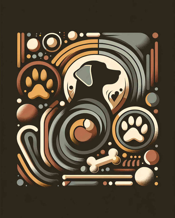 Malen nach Zahlen - Life is better with a dog