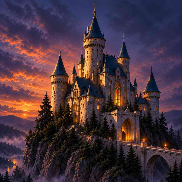Diamond Painting - Fantasy Schloss