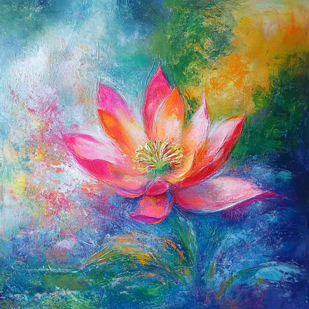 Malen nach Zahlen - Blühende Harmonie