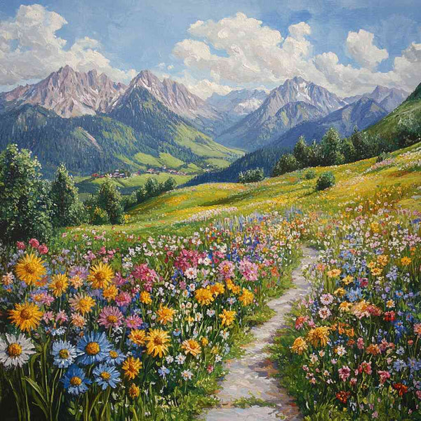 Malen nach Zahlen - Pfad der Farben