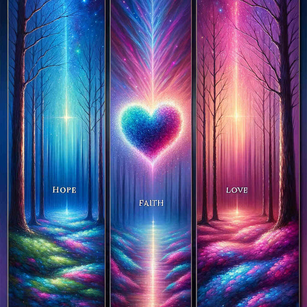 Malen nach Zahlen - Hope, Belive, Love