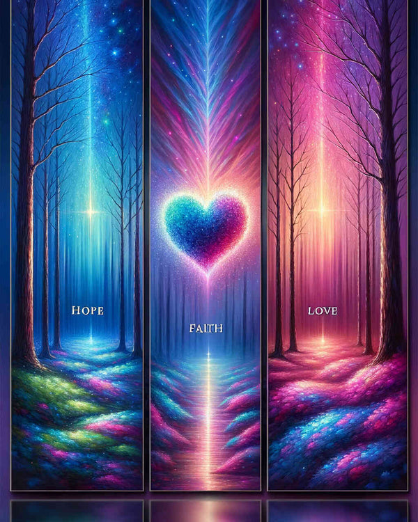 Malen nach Zahlen - Hope, Belive, Love