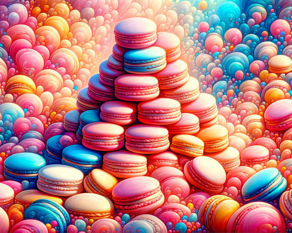 Bunte Macarons – Malen nach Zahlen