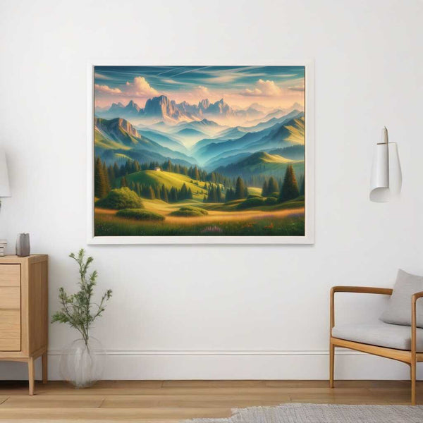 Berge – Malen nach Zahlen