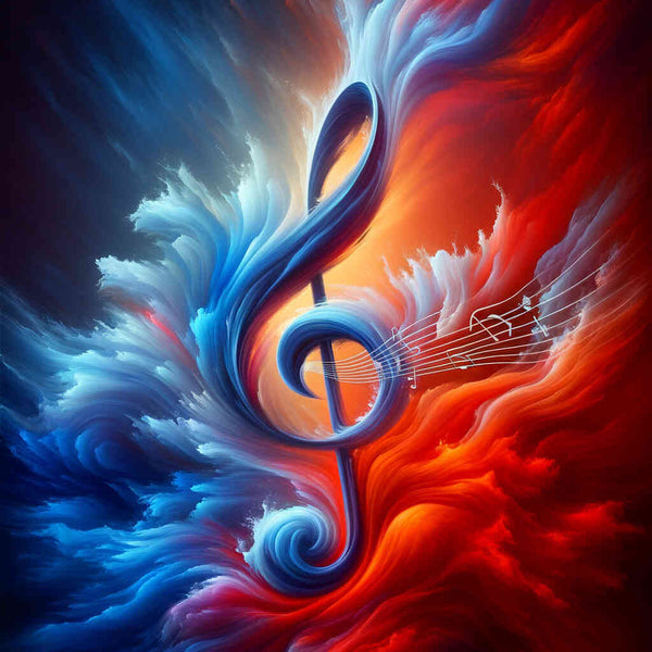 Musiknote - Malen nach Zahlen