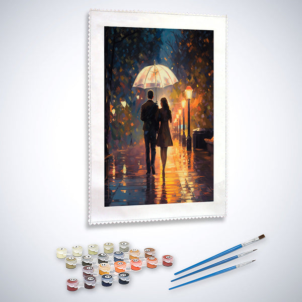 Pärchen, Romantisch - Malen nach Zahlen