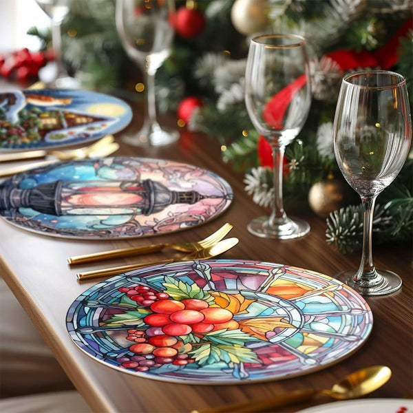 Tischset 4er Set, Weihnachten - Malen nach Zahlen