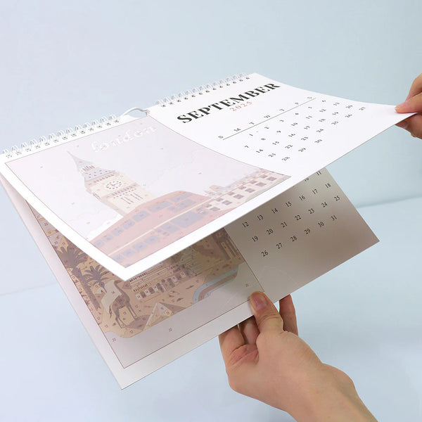 Kalender 2025 - Malen nach Zahlen - World Edition