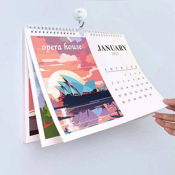 Kalender 2025 - Malen nach Zahlen - World Edition