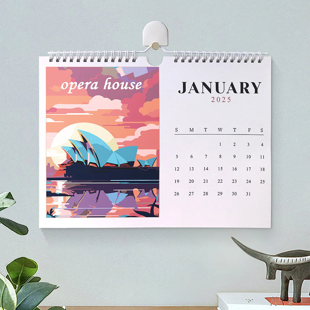 Kalender 2025 - Malen nach Zahlen - World Edition