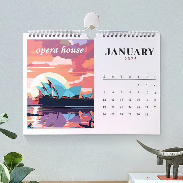 Kalender 2025 - Malen nach Zahlen - World Edition