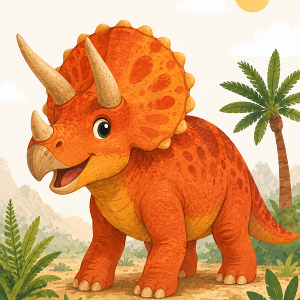 Dino Abenteuer 4er SET - Mini Malen nach Zahlen