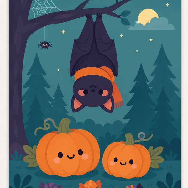 Halloween 4er SET - Mini Malen nach Zahlen