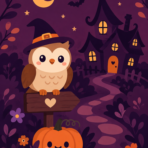 Halloween 4er SET - Mini Malen nach Zahlen