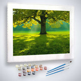 Malen nach Zahlen - Prachtvolles Grün - hochwertige Leinwand - bestseller, landschaft, neue_bilder, wald