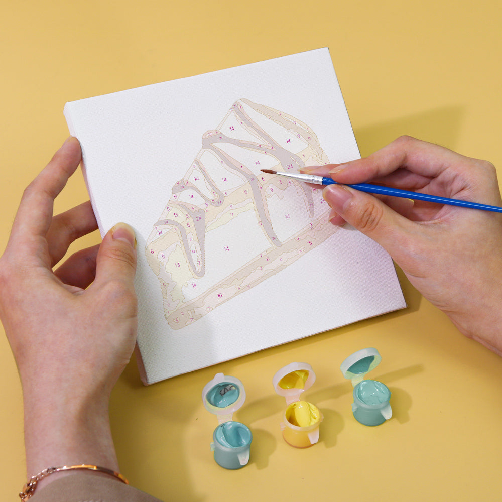 Süße Leckereien 6er SET - Mini Malen nach Zahlen