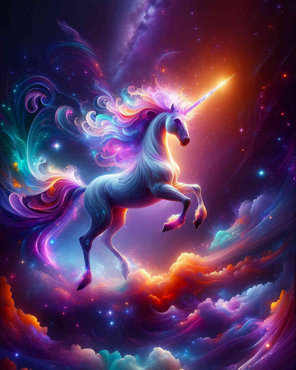 Einhorn Traum – Malen nach Zahlen
