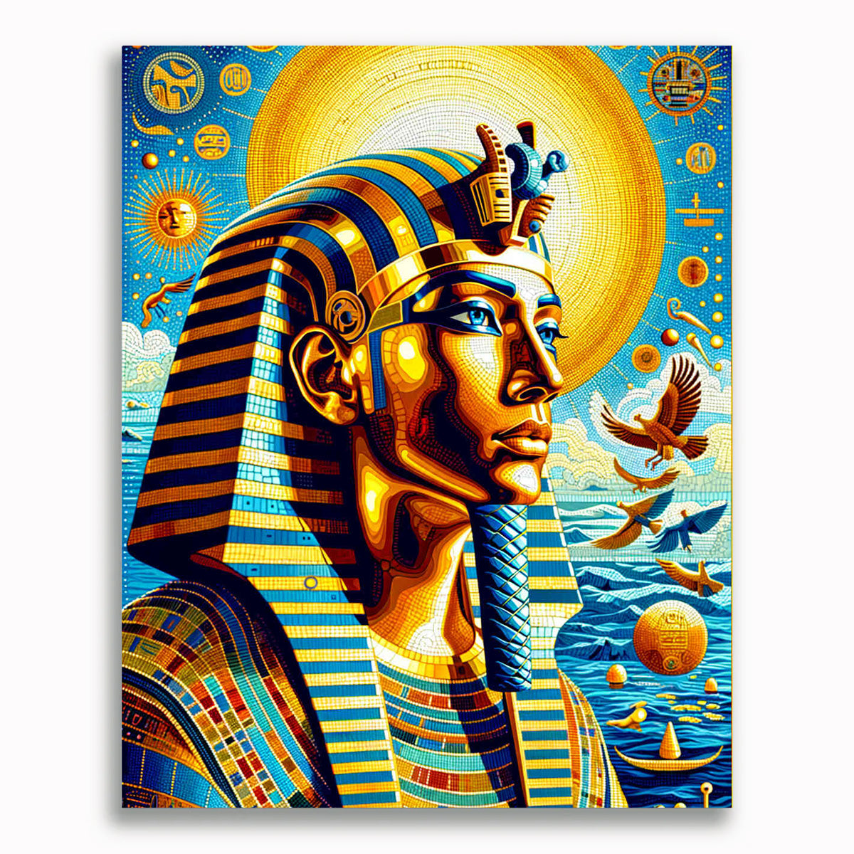 Ägypten, Pharao – Malen nach Zahlen
