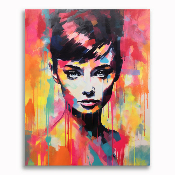 Audrey Hepburn – Malen nach Zahlen