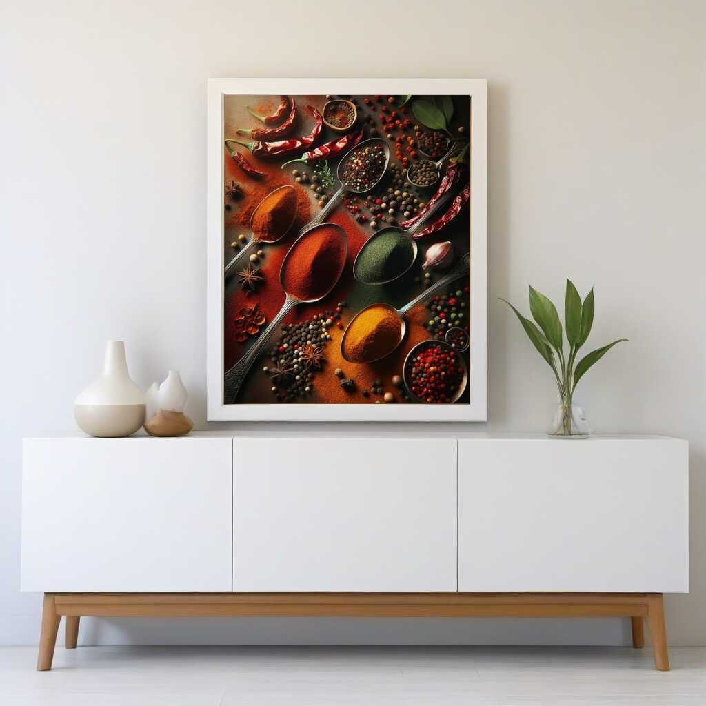 Malen nach Zahlen - Gewürzvielfalt auf dem Löffel