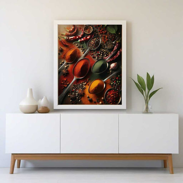 Malen nach Zahlen - Gewürzvielfalt auf dem Löffel