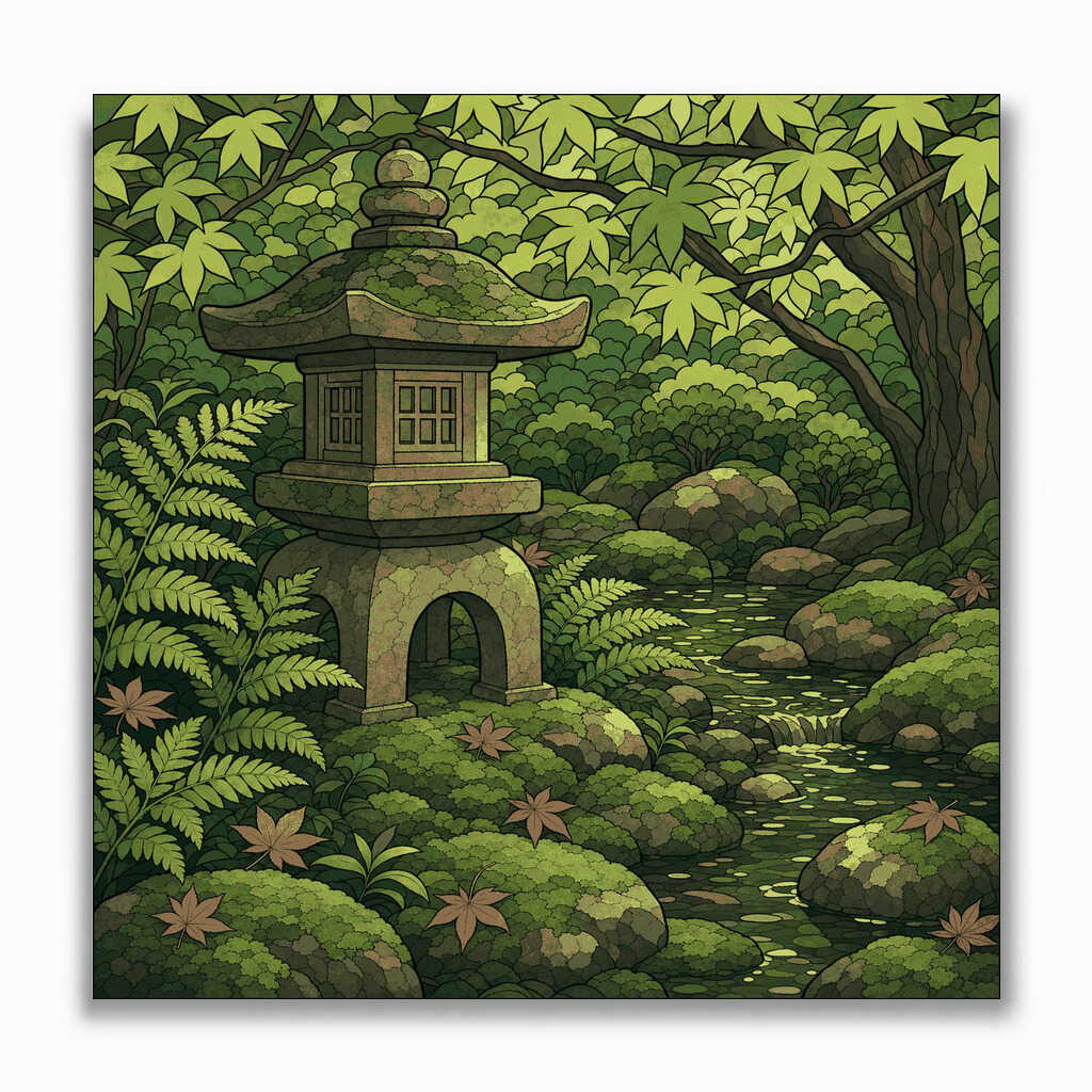 Malen nach Zahlen - Zen-Garten der Stille