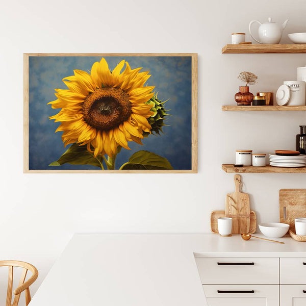 Sonnenblume, Mandala - Malen nach Zahlen