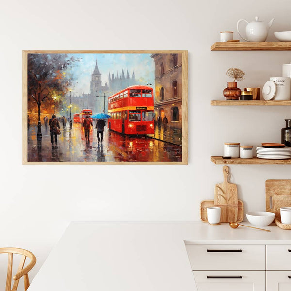 London, Regen - Malen nach Zahlen