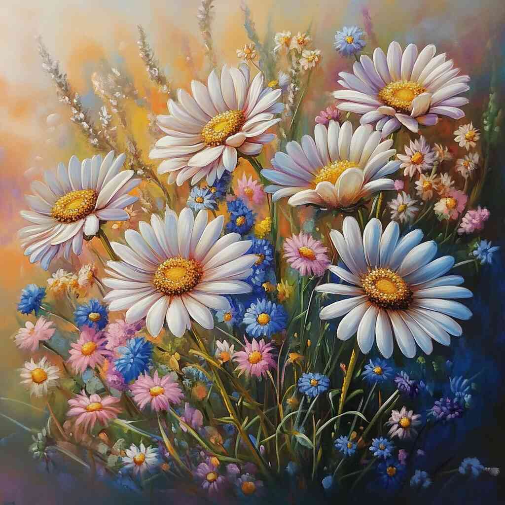 Malen nach Zahlen - Sommerpoesie in Blüte