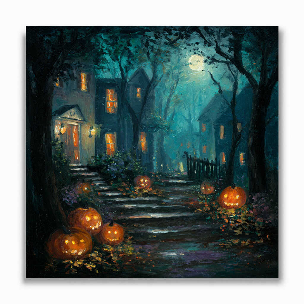 Malen nach Zahlen - Flüstern im Mondlicht