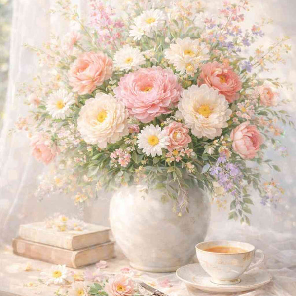 Malen nach Zahlen - Morgenpoesie, Zauber der Blüten