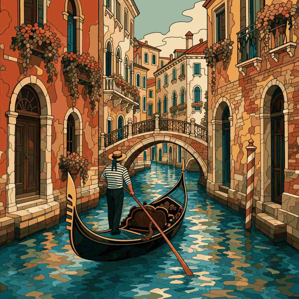 Malen nach Zahlen - Venezianische Träumerei