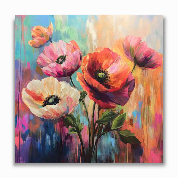 Malen nach Zahlen - Blütenpoesie im Farbenrausch