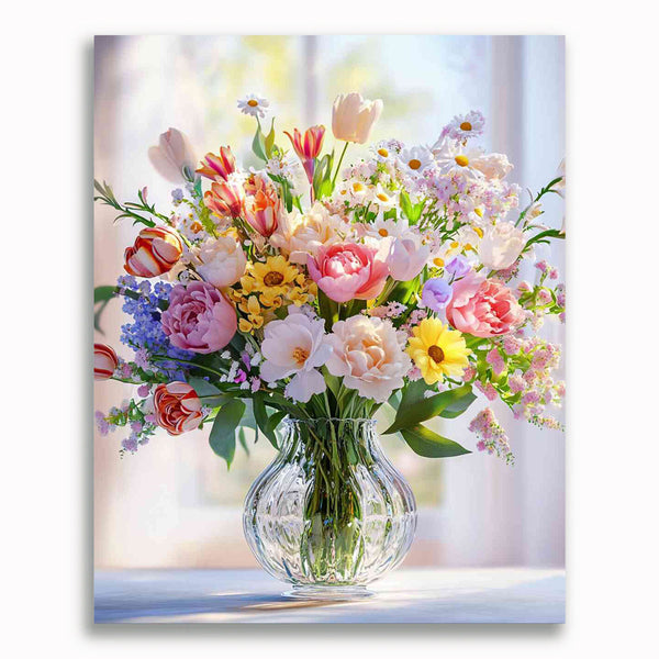 Blumen, Ultra Realistisch - Malen nach Zahlen