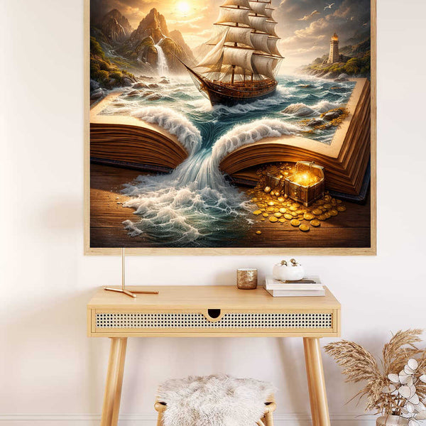 Malen nach Zahlen - Das Abenteuer Erwacht, Buchschiff