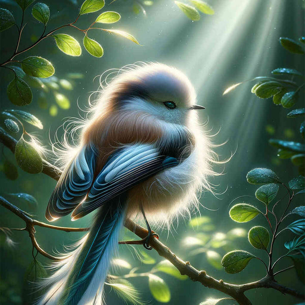 Malen nach Zahlen - Flauschiger Vogel
