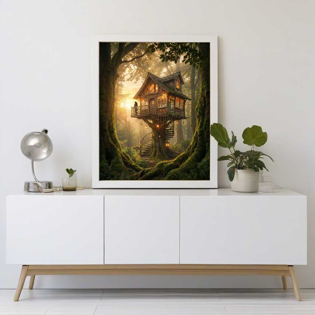 Malen nach Zahlen - Das verwunschene Baumhaus