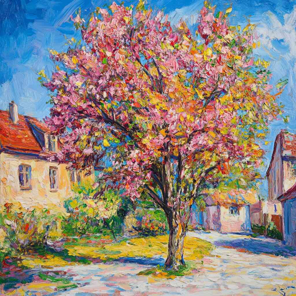 Malen nach Zahlen - Frühling in Farbe