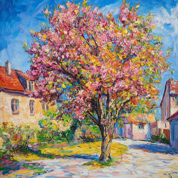 Malen nach Zahlen - Frühling in Farbe