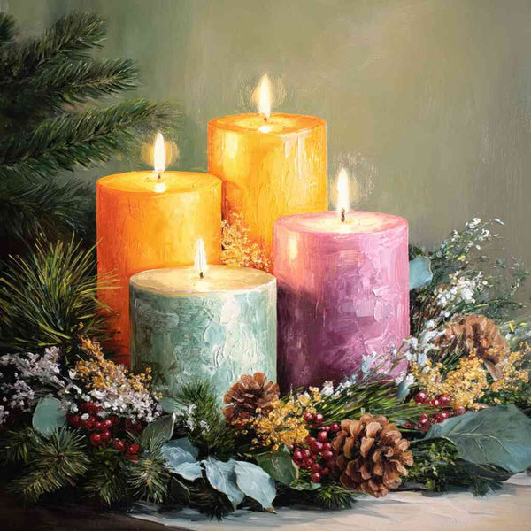 Malen nach Zahlen - Lichterzauber der Weihnacht