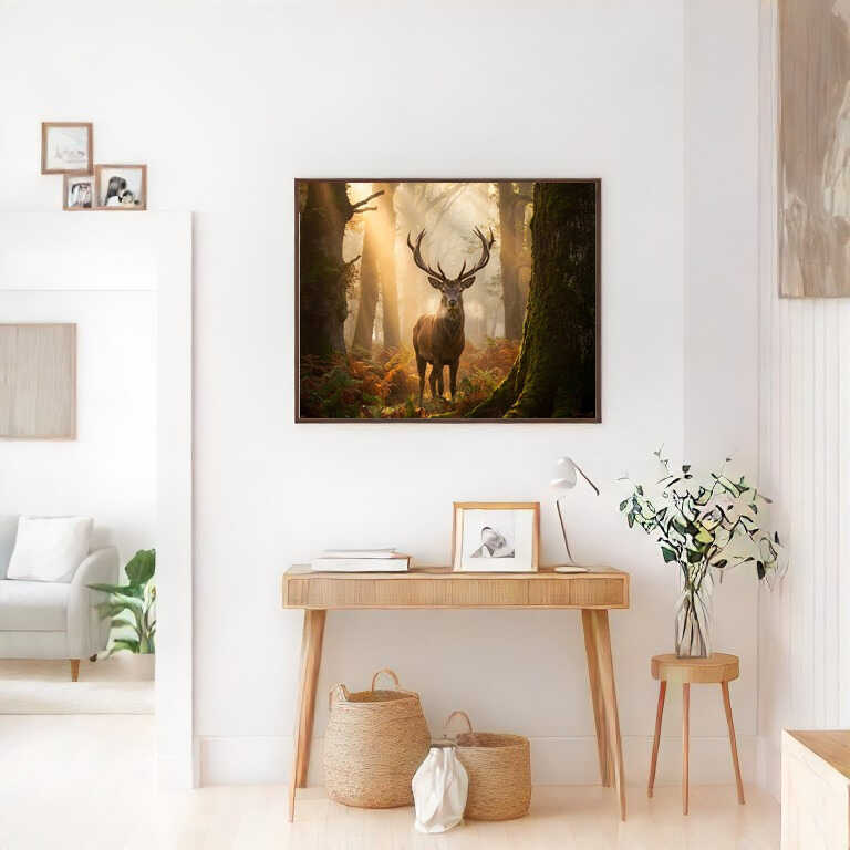 Malen nach Zahlen - Majestät des Morgens, im Lichtschein