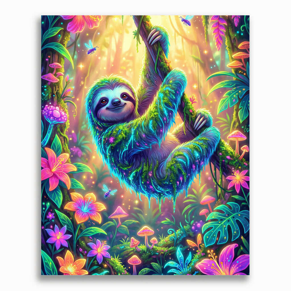 Malen nach Zahlen - Magische Gelassenheit im Dschungel