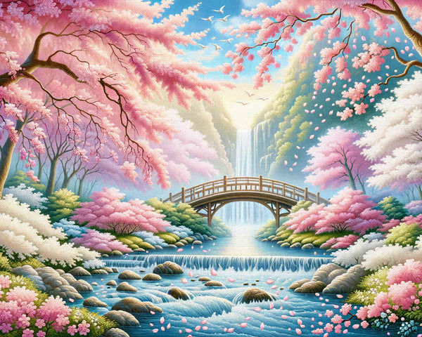 Märchenlandschaft, Traumhaft - Malen nach Zahlen