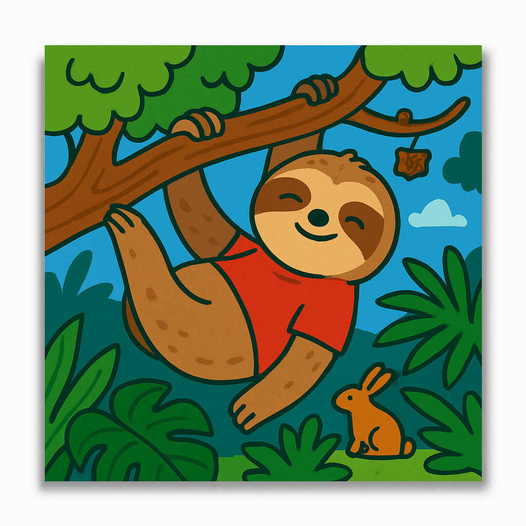 Malen nach Zahlen - Sanfte Träume im Dschungel